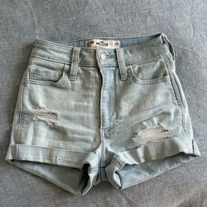 Hollister Women's Blue Jean Shorts